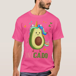 Camiseta Unicado Cute Unicornio Aguacates Niños Fruta Vegan