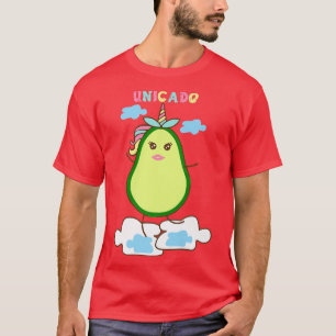 Camiseta Unicado, Unicornio, Mujeres Hombres, Aguacat Funny