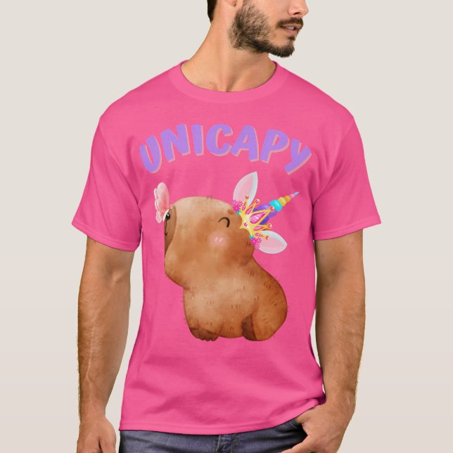 Camiseta Unicapy Magical Unicorn Capybara (Anverso)