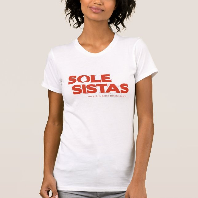 Camiseta Únicas hermanas (Anverso)