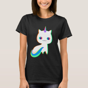 Camiseta Unicat Caticorn Meowgical Unicorn Gato Hombres Muj