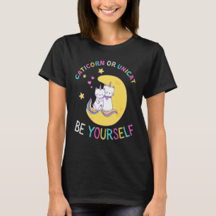 Camiseta Unicat Caticorn Meowgon Unicorn Cat Men Women Bo