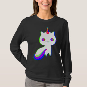 Camiseta Unicat Caticorn Meowgon Unicorn Cat Men Women Bo