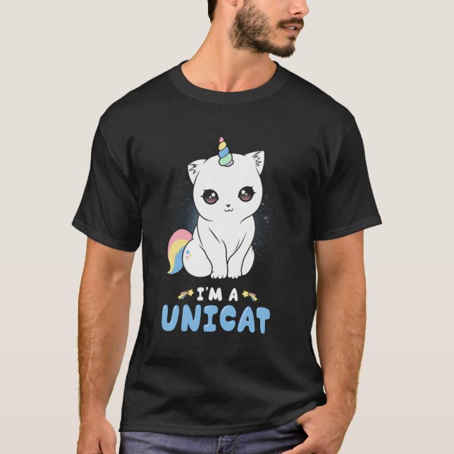 Camiseta Unicat Unicorn Cat (Anverso)