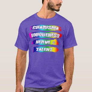 Camiseta Unicidad carismática Nervioso Talento Orgullo Arco