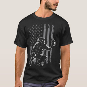 Camiseta Único Béisbol Catcher Gift Ventilador De Béisbo