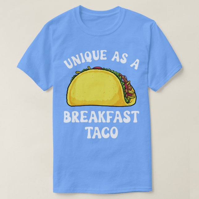 Camiseta Único Como Desayuno Taco Funny Hispanic Baffling (Diseño del anverso)