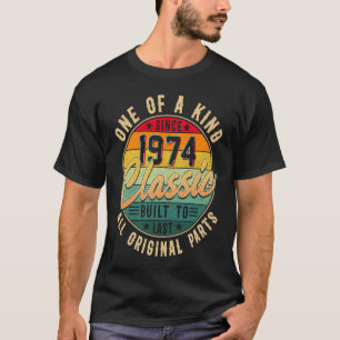 Camiseta Único desde 1974 construido de forma clásica para 