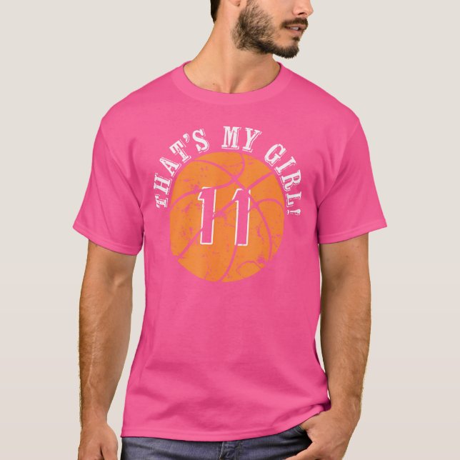 Camiseta Único Que Es Mi Chica 11, La Madre O (Anverso)