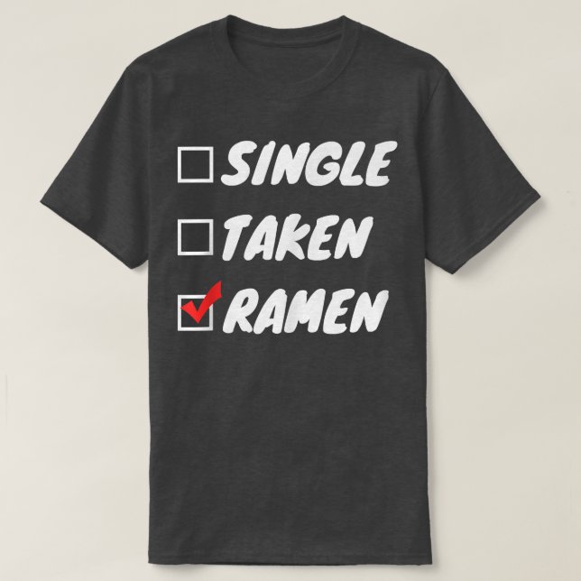 Camiseta Único Tomado Ramen (Diseño del anverso)