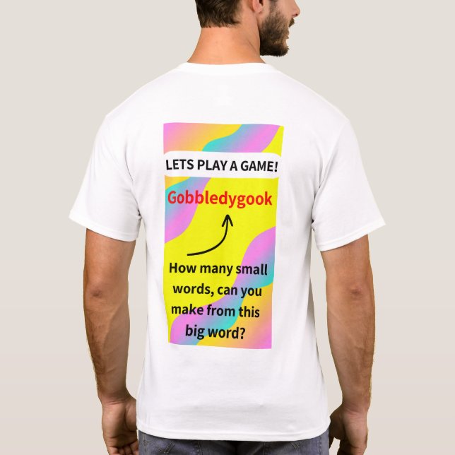 Camiseta ÚNICO, ÚNICO, ÚNICO. ¡Y SUPER DIVERSIÓN también! (Reverso)