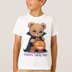 Camiseta Único Vampiro de Halloween Oso de Teddy con alas d