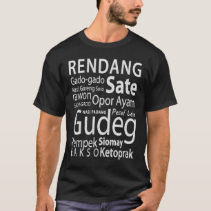 Camiseta Único y Guay de los mejores alimentos favoritos de