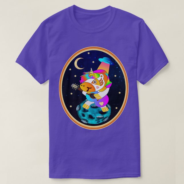 CAMISETA UNICORN ASTRONAUT (Diseño del anverso)