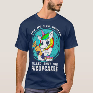 Camiseta Unicorn Baking Cupcakes