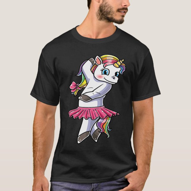 Camiseta Unicorn Ballet Dance Ballerina Dancing Danseuse  1 (Anverso)