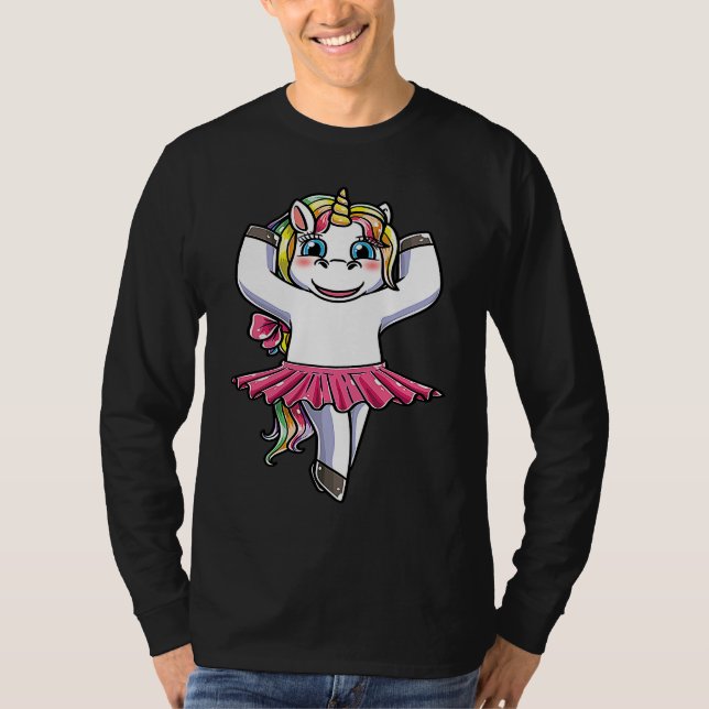 Camiseta Unicorn Ballet Dance Dancing Ballerina Danseuse (Anverso)