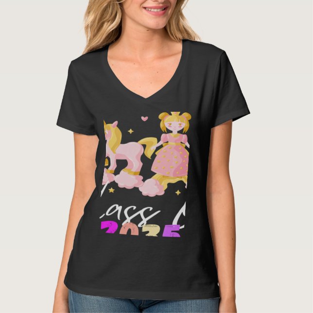 Camiseta Unicorn class of 2035 grow with me (Anverso)