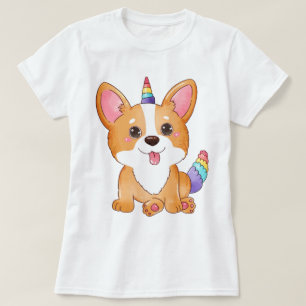 Camiseta Unicorn Corgi T-Shirt