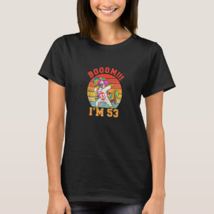 Camiseta Unicorn Dabbing Bday Retro Tengo 53 años