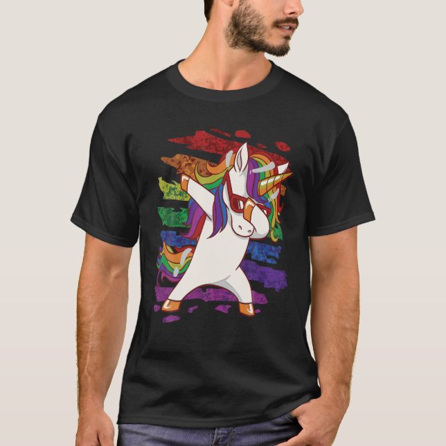 Camiseta Unicorn Dabbing Pose (Anverso)