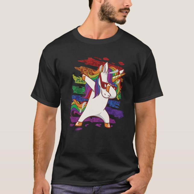 Camiseta Unicorn Dabbing Pose (Anverso)