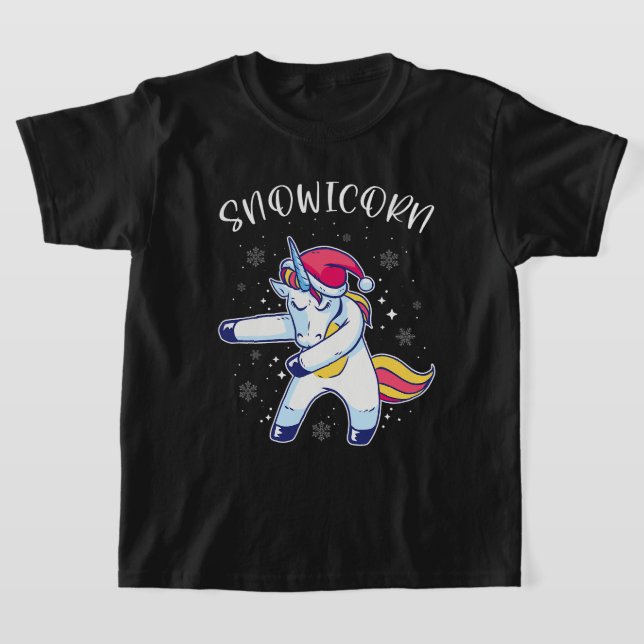 Camiseta Unicorn Dabbing Skeletme Costume divertida Hallowe (Distribución)