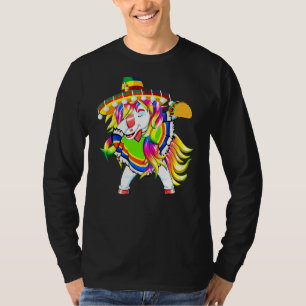 Camiseta Unicorn Dabbing Taco Dab Cinco De Mayo
