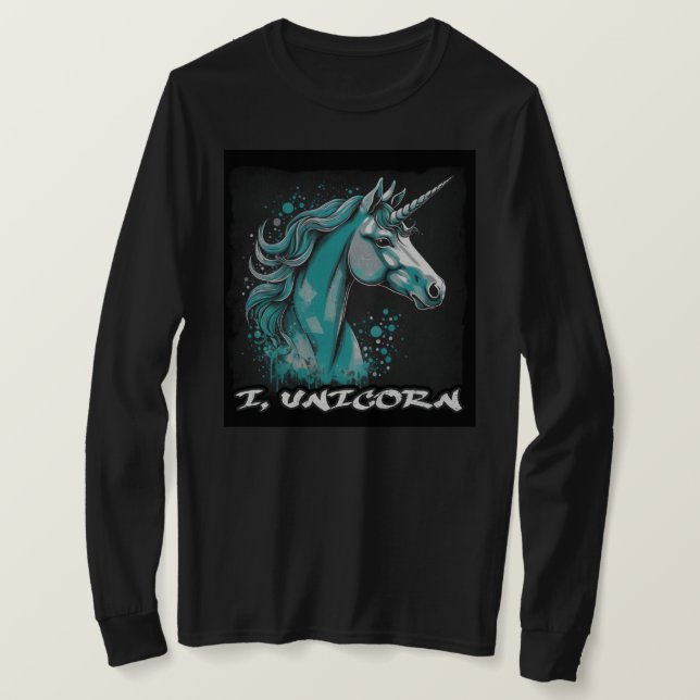 Camiseta Unicorn Design – Women's Long Sleeve (Anverso del diseño)