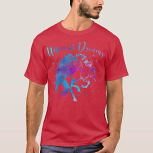 Camiseta UNICORN DREAMS Pegasus Caballo Volador Adolescente