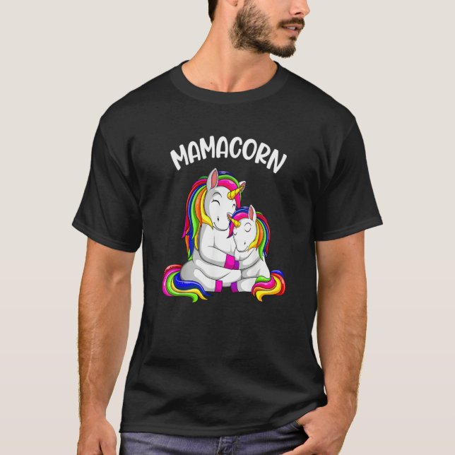 Camiseta unicorn for unicorn enthusiasts mamacorn (Anverso)
