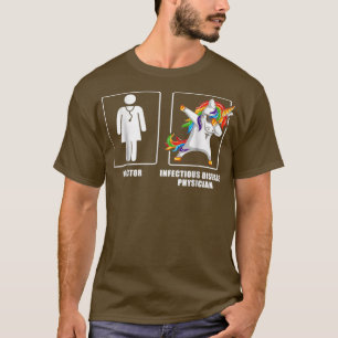Camiseta Unicorn Funny Sh, Médico de Enfermedades Infeccios