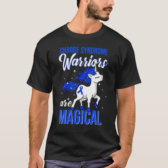 Camiseta Unicorn, guerrero de sensibilización sobre el sínd (Anverso)