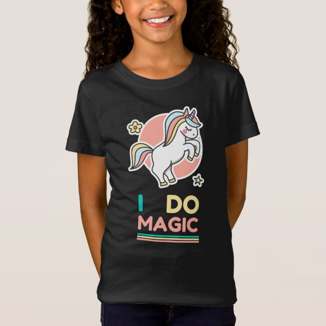Camiseta Unicorn - I Do Magic (Anverso)