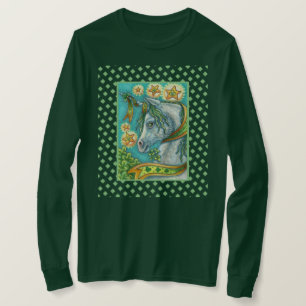 CAMISETA UNICORN IRLANDÉS, ST. CABALLO DE FANTASÍA DEL DÍA 