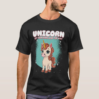Camiseta Unicorn Let Your Horn Lead Way Unicorn