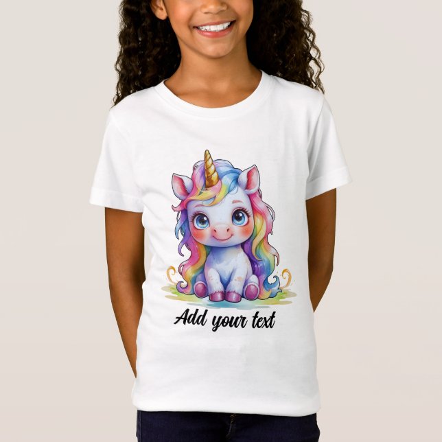 Camiseta Unicorn Magic Tee – Personalized Name (Anverso)