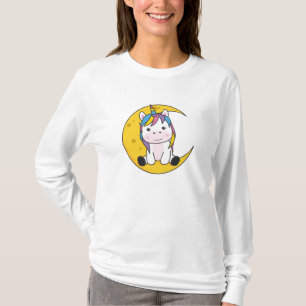 Camiseta Unicorn Moon Good Night Sweet Animals Unicorns