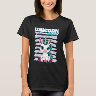 Camiseta Unicorn More Sparkle Less Bitter Unicorn  2