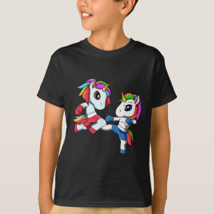 Camiseta Unicorn Muay Thai - Gif de boxeo tailandés y kickb