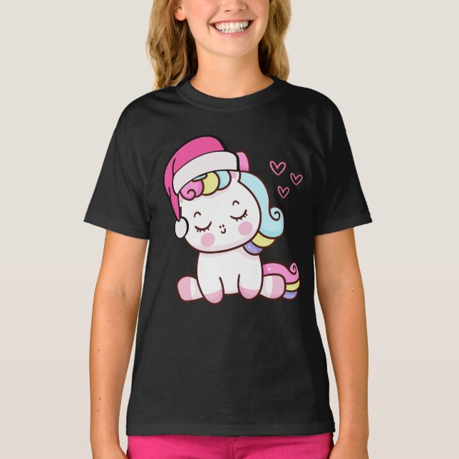 Camiseta Unicorn navidades (Anverso)