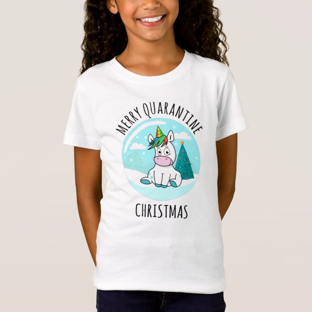 Camiseta Unicorn, Navidades de cuarentena de los cerezos (Anverso)