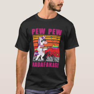 Camiseta Unicorn Pew Pew Madafakas