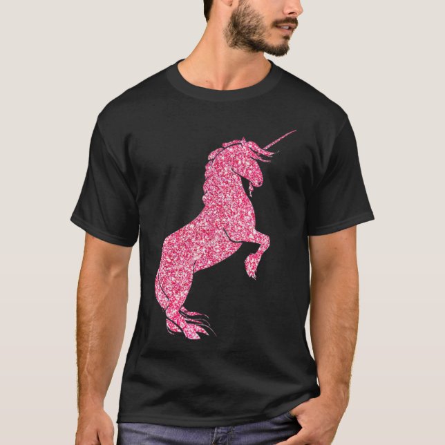 Camiseta Unicorn Pink always be you love  (Anverso)