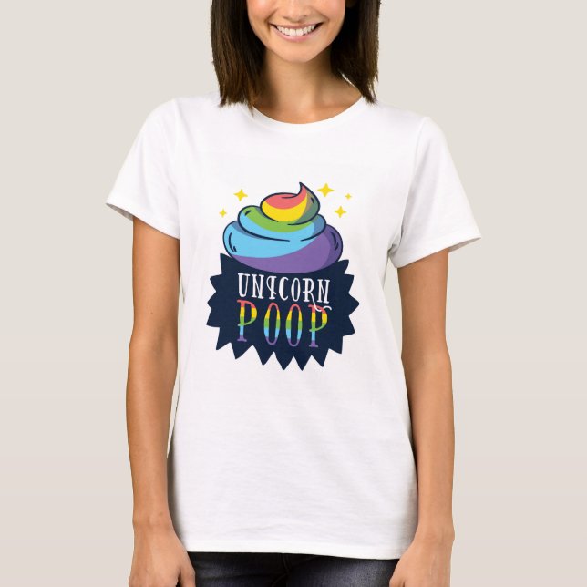 Camiseta Unicorn Poop Tees (Anverso)