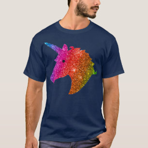 Camiseta Unicorn Purpurina arcoiris