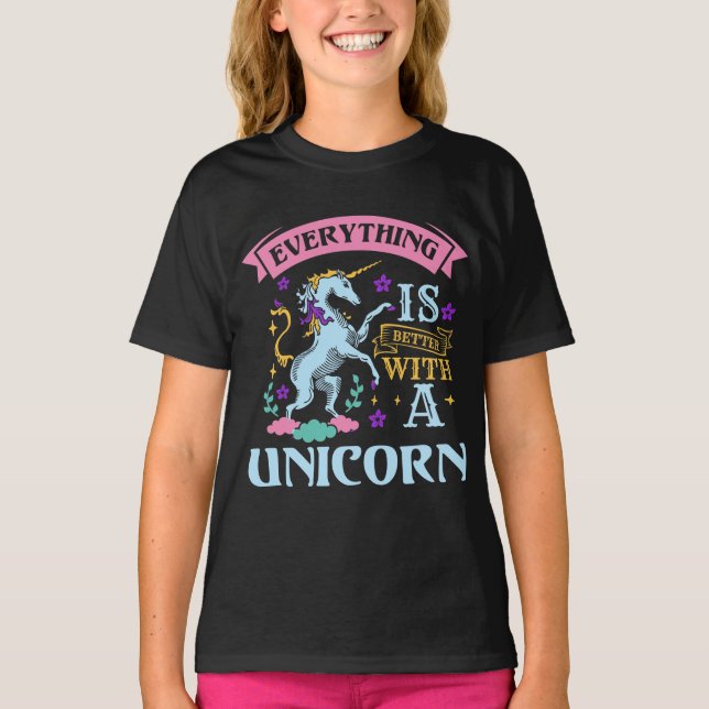 Camiseta Unicorn Quotes Shirt Gift (Anverso)
