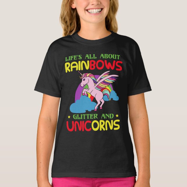 Camiseta Unicorn Quotes Shirt Gift (Anverso)