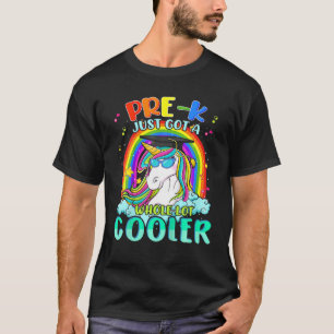 Camiseta Unicorn Rainbow, estudiante universitario de prees