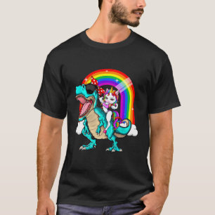 Camiseta Unicorn Riding T Rex